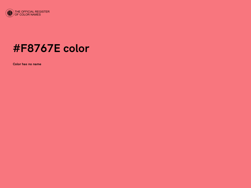 #F8767E color image