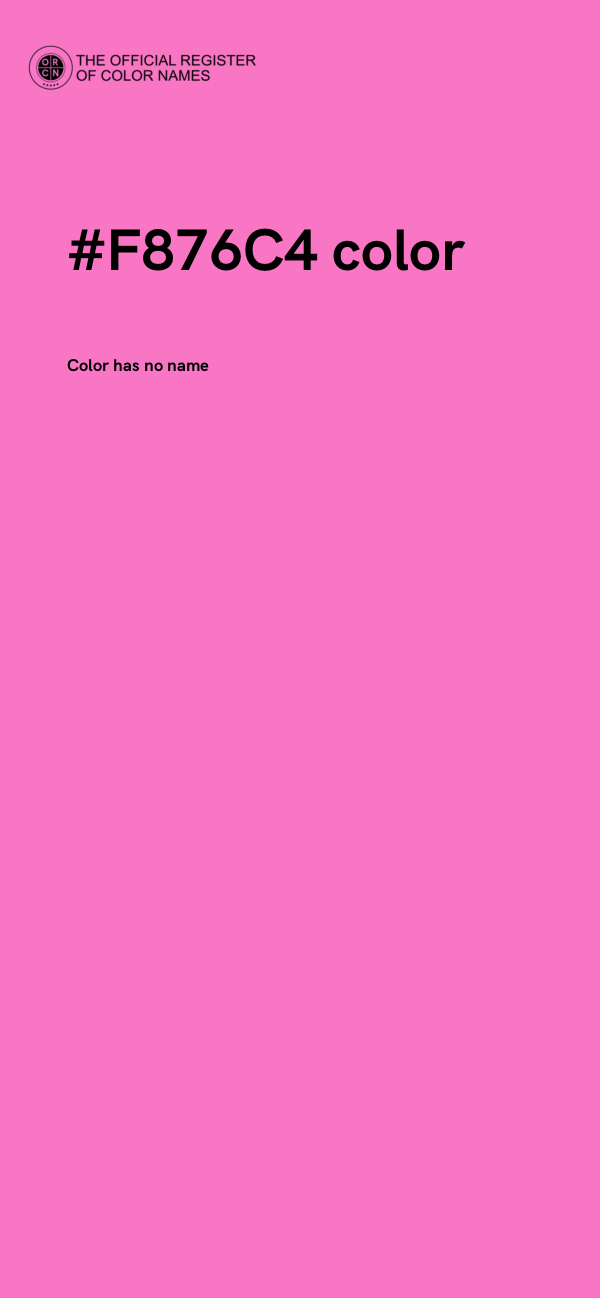 #F876C4 color image