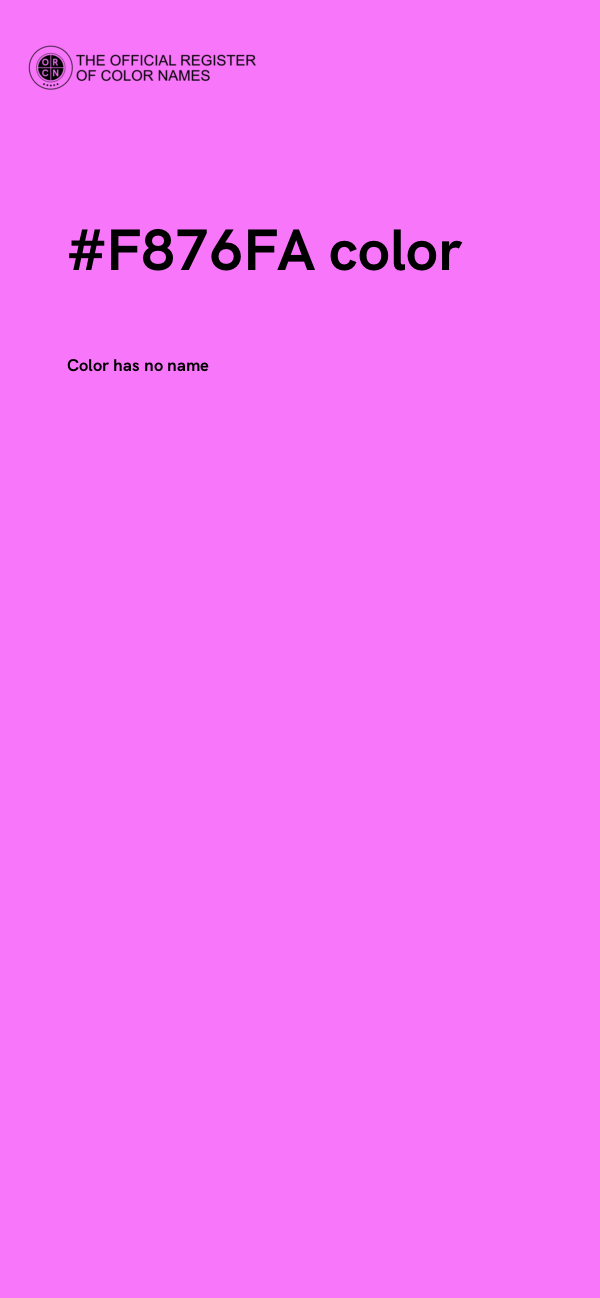 #F876FA color image