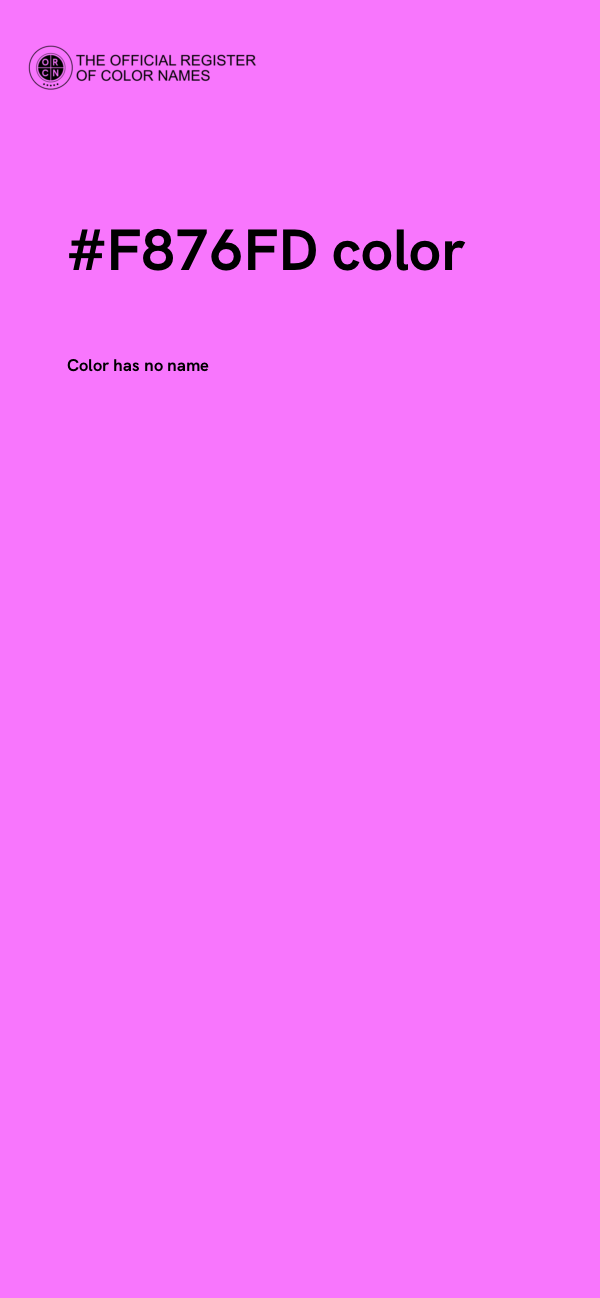 #F876FD color image