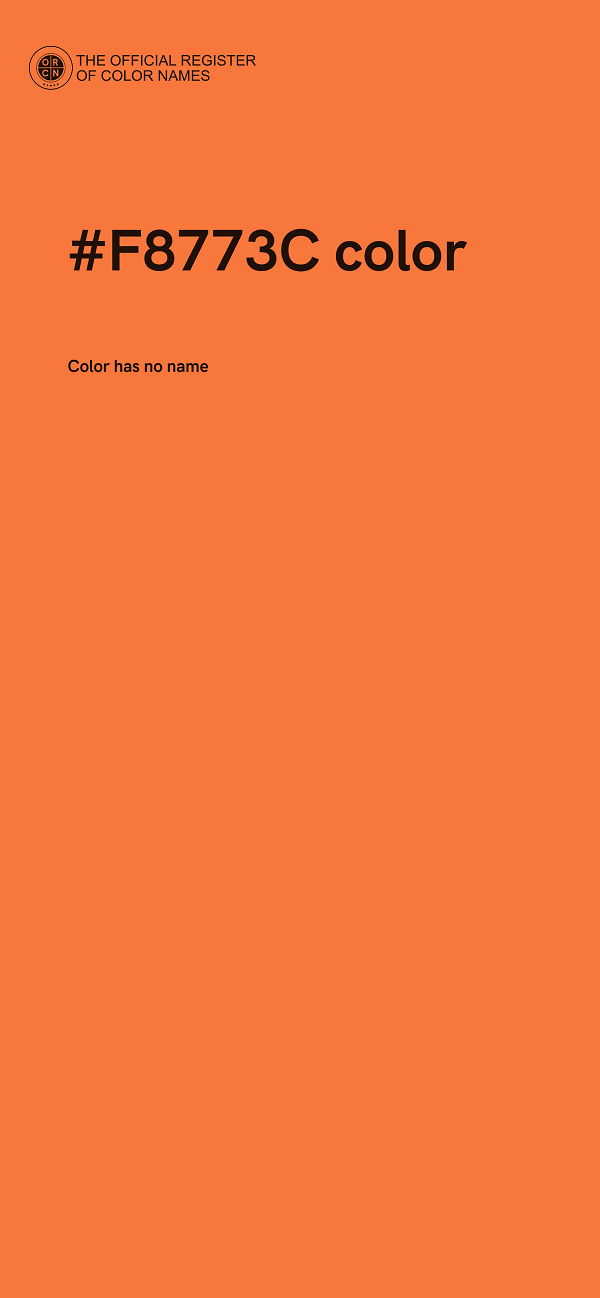 #F8773C color image