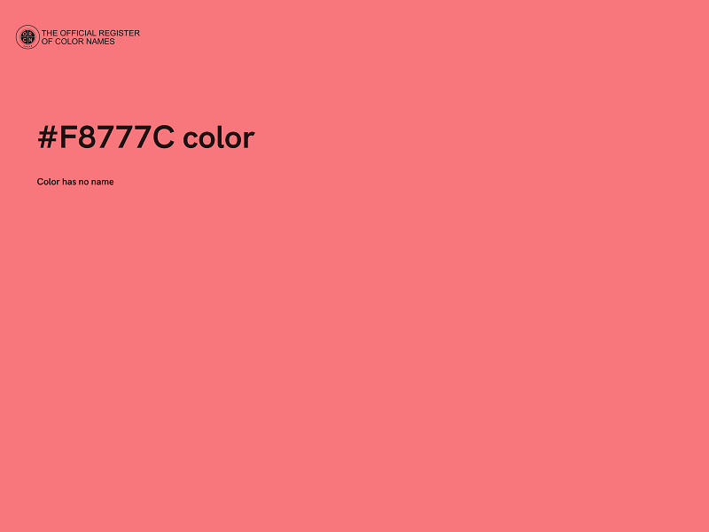 #F8777C color image