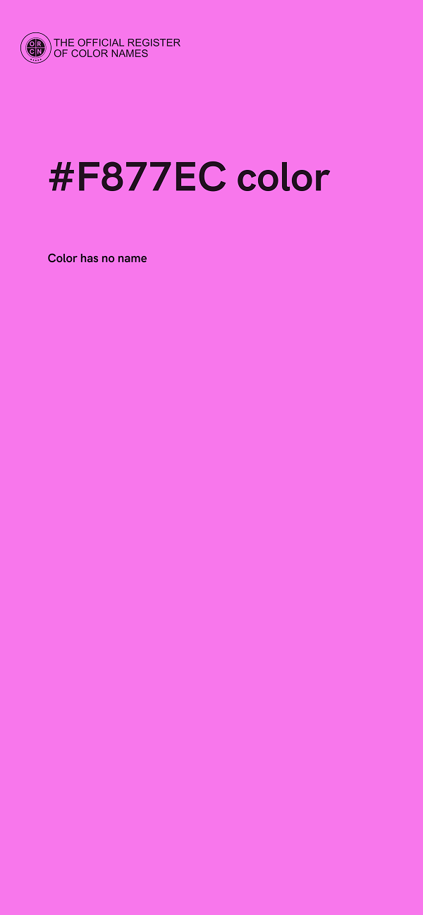 #F877EC color image