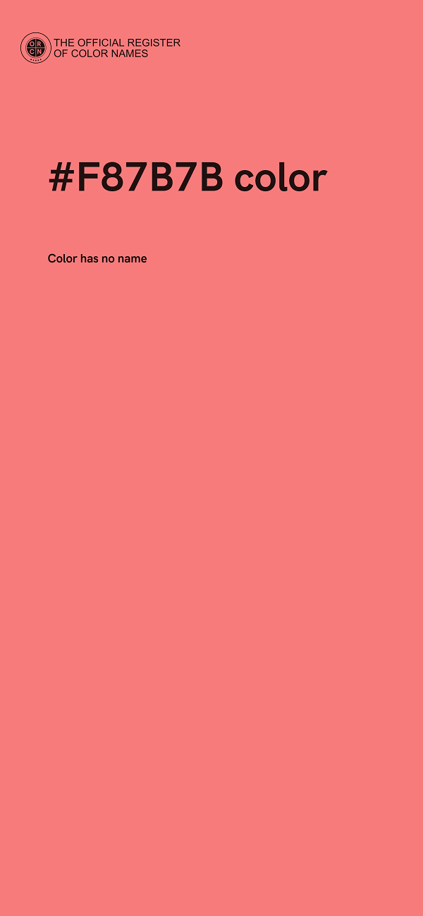 #F87B7B color image