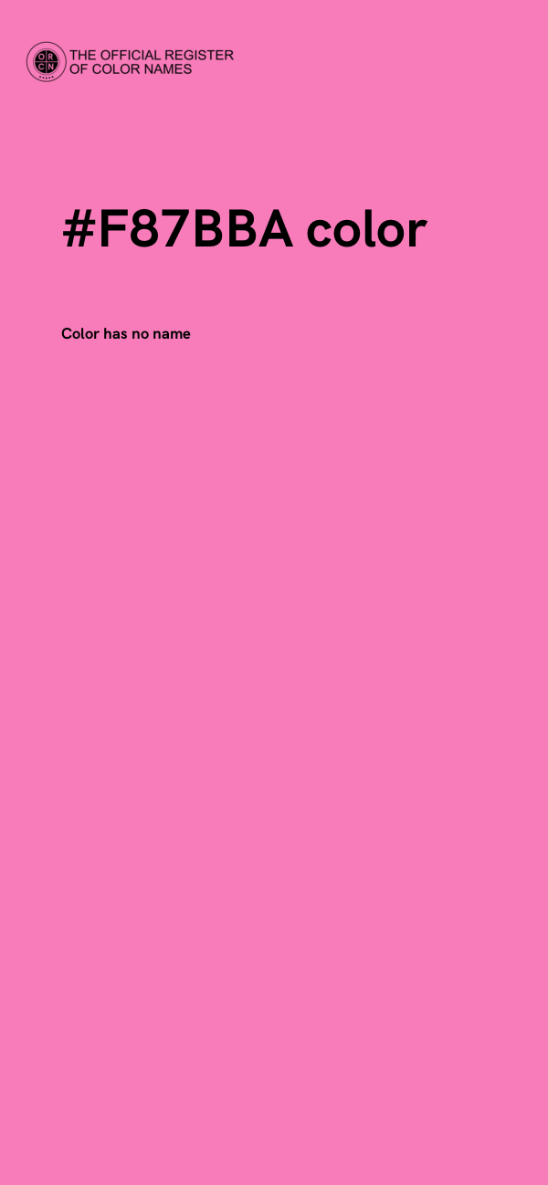#F87BBA color image