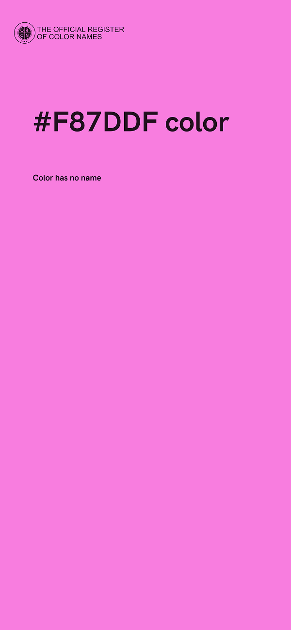 #F87DDF color image