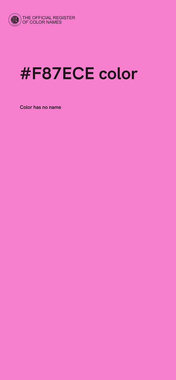 #F87ECE color image