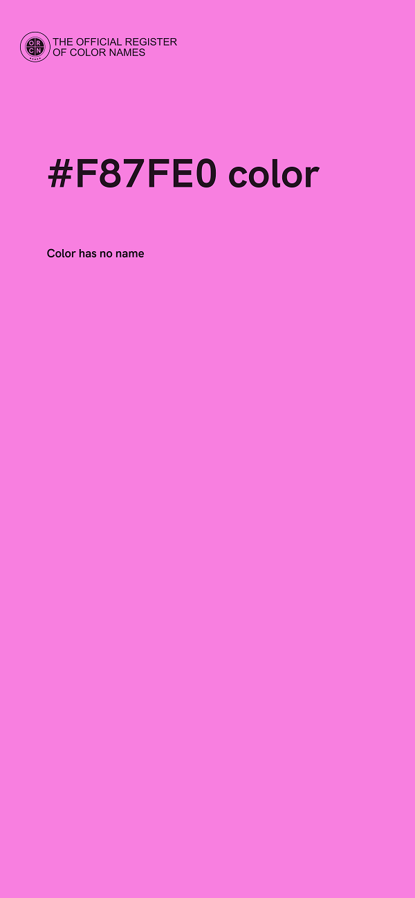 #F87FE0 color image