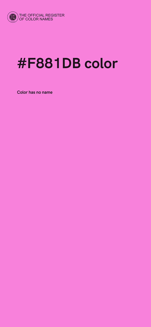 #F881DB color image