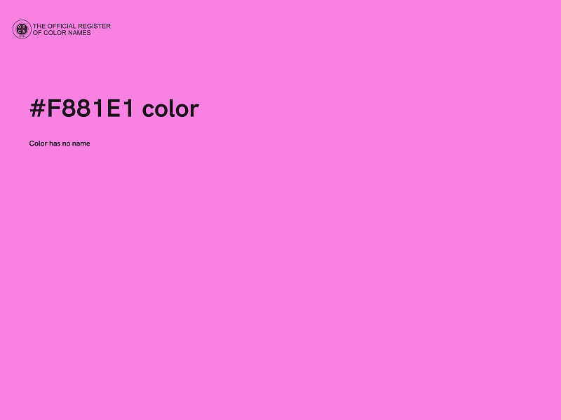 #F881E1 color image