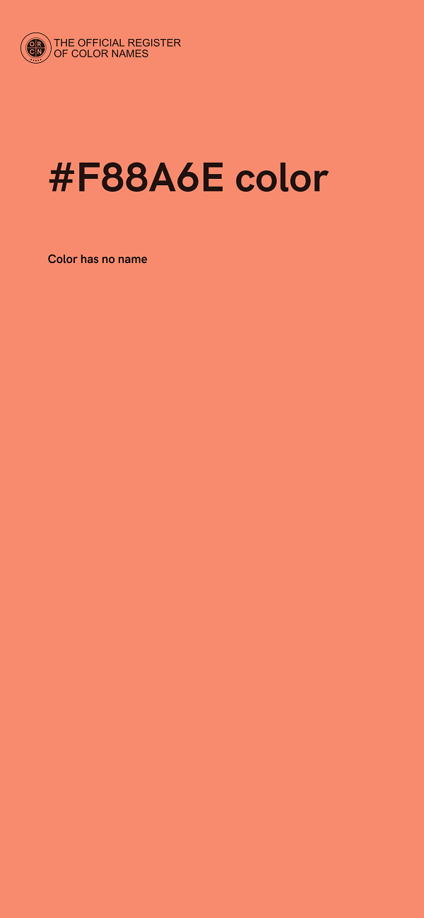 #F88A6E color image