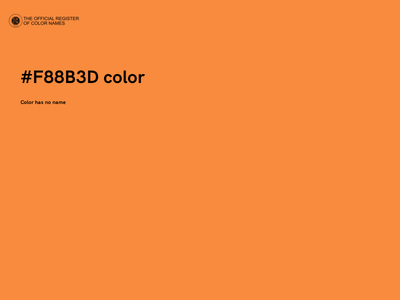 #F88B3D color image