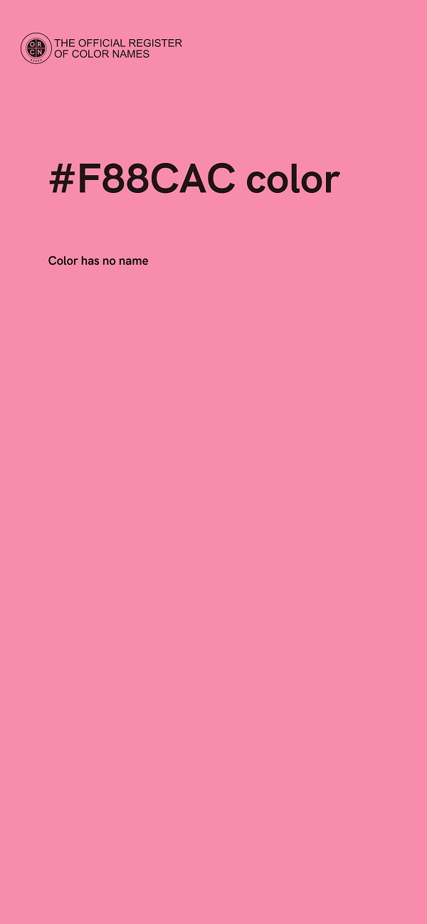 #F88CAC color image
