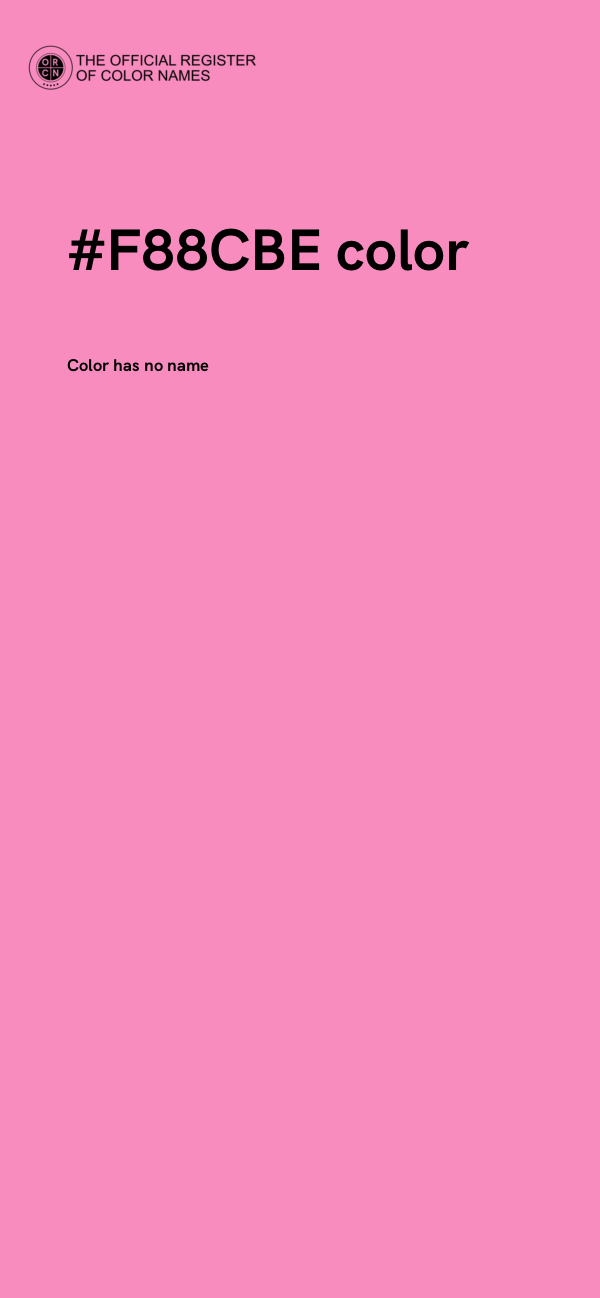 #F88CBE color image