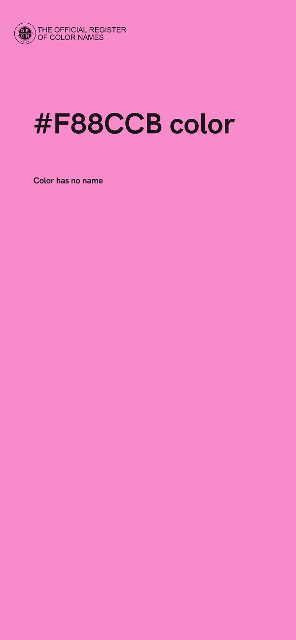 #F88CCB color image