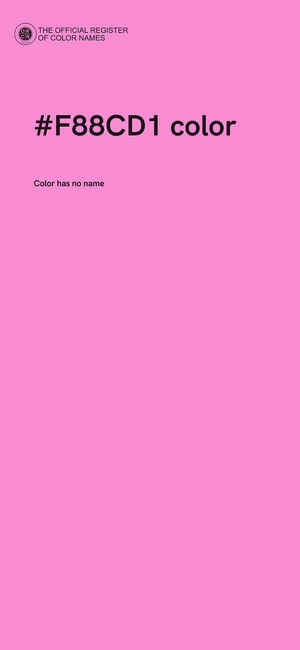 #F88CD1 color image