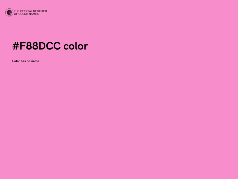 #F88DCC color image