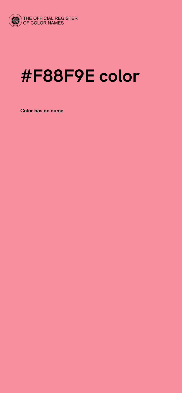 #F88F9E color image