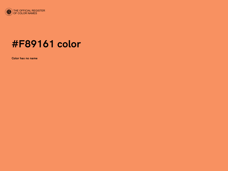 #F89161 color image