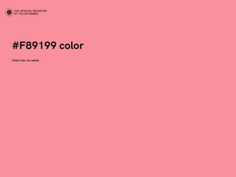 #F89199 color image