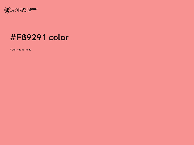 #F89291 color image