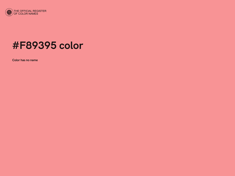 #F89395 color image