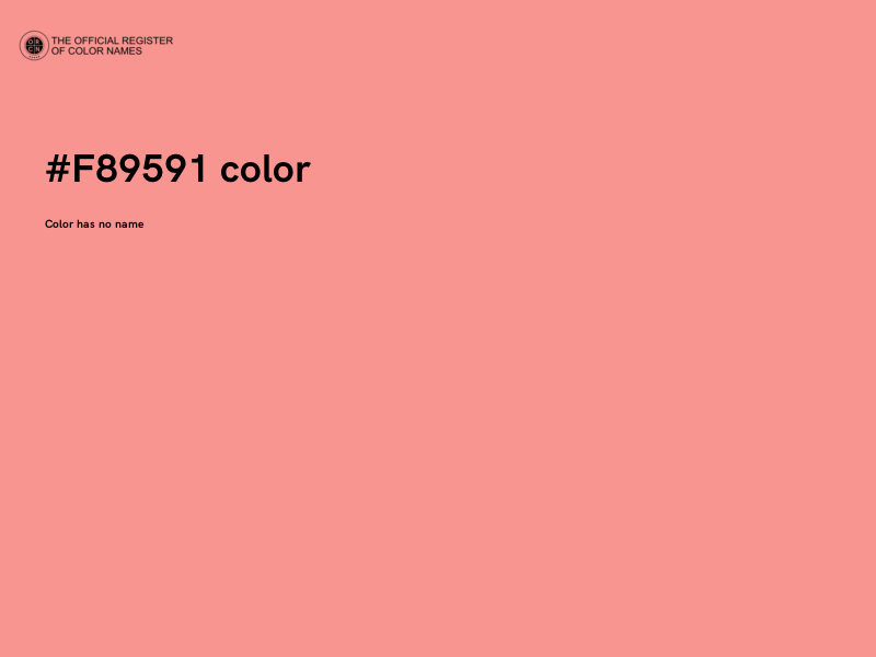 #F89591 color image