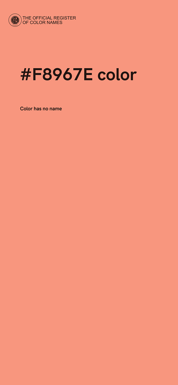 #F8967E color image