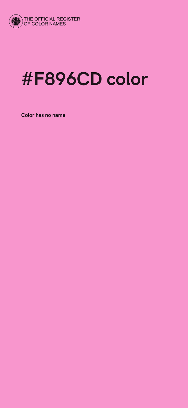 #F896CD color image