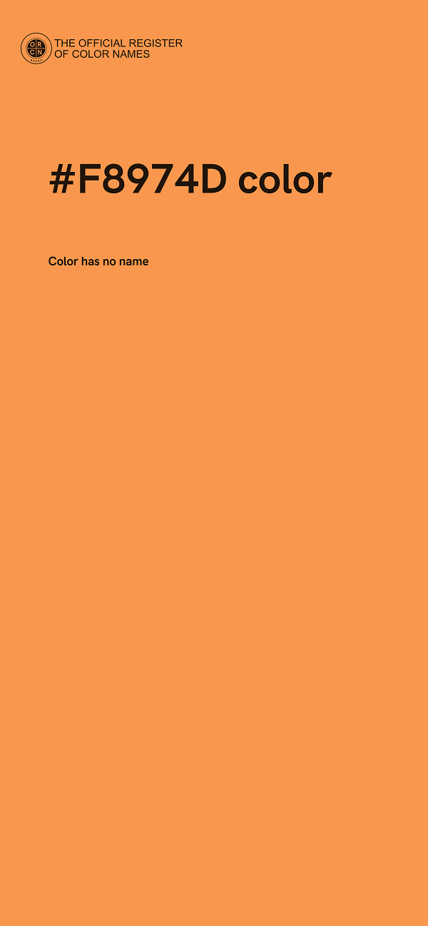 #F8974D color image