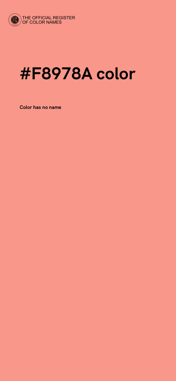 #F8978A color image
