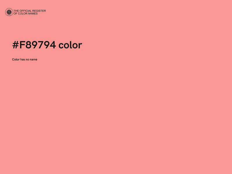 #F89794 color image