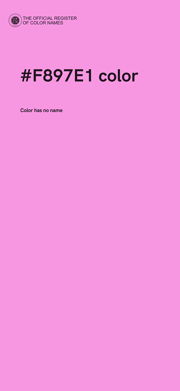 #F897E1 color image