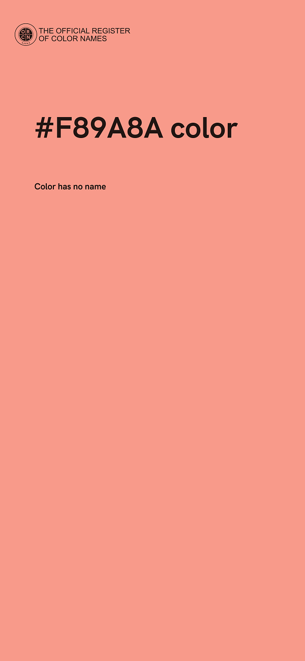 #F89A8A color image