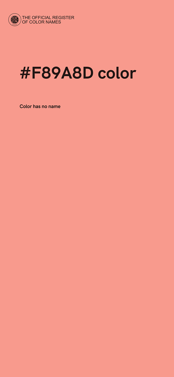 #F89A8D color image