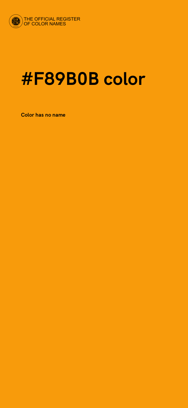 #F89B0B color image