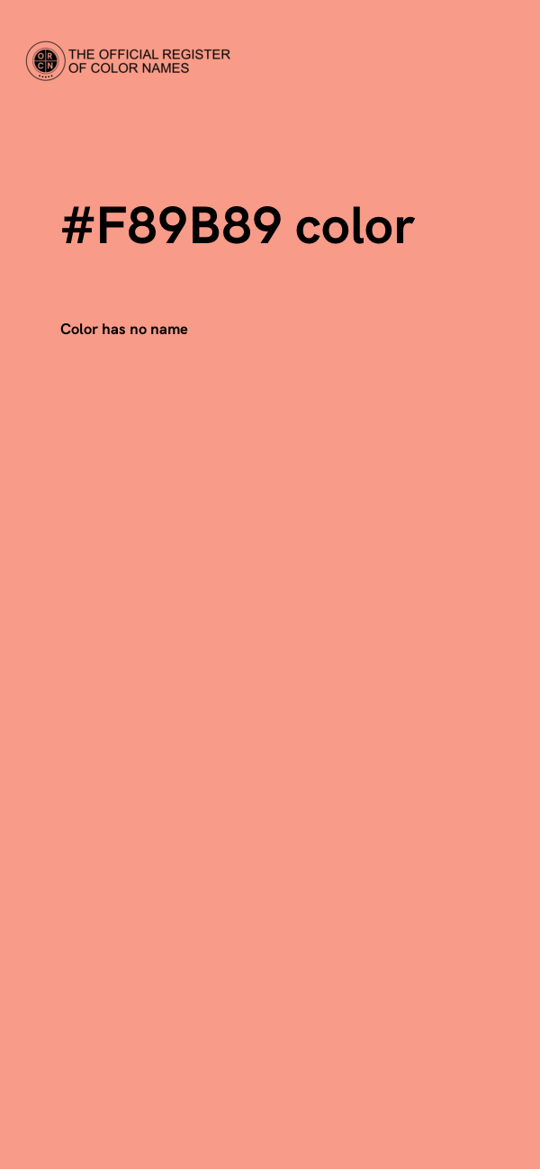 #F89B89 color image
