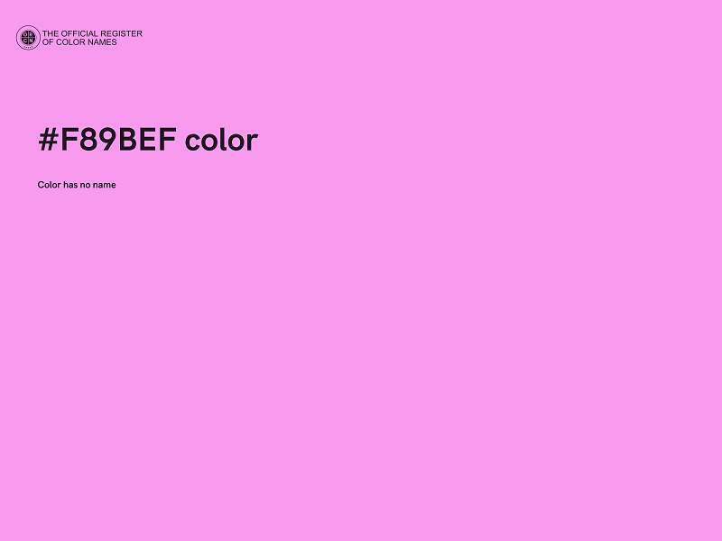 #F89BEF color image