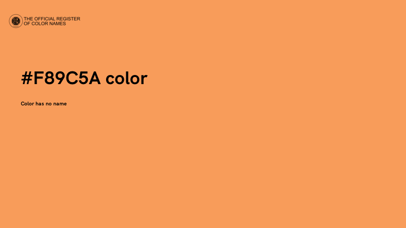 #F89C5A color image