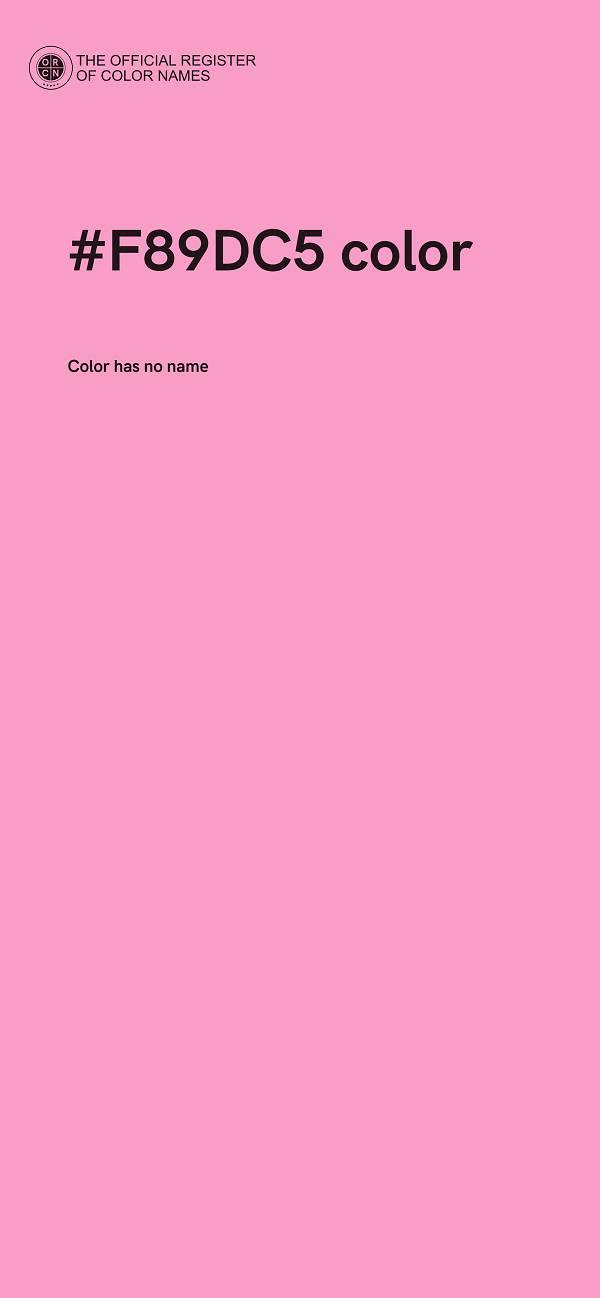 #F89DC5 color image