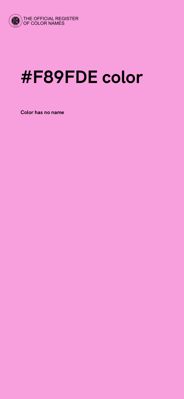 #F89FDE color image