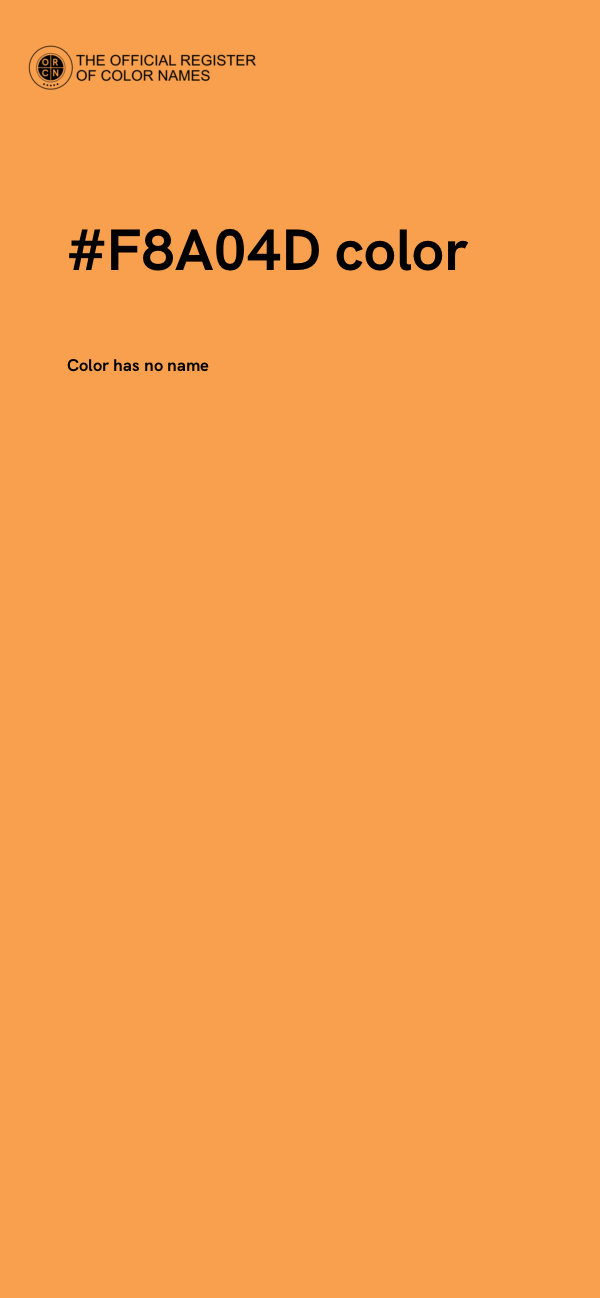 #F8A04D color image