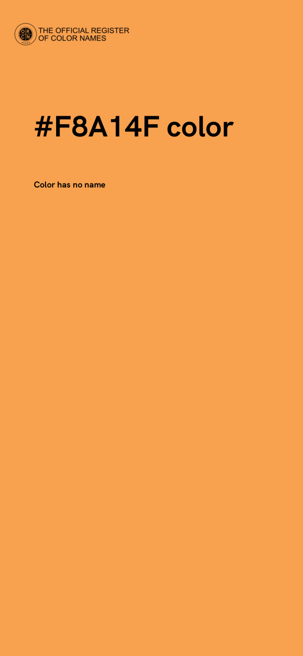 #F8A14F color image
