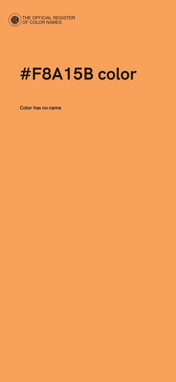 #F8A15B color image