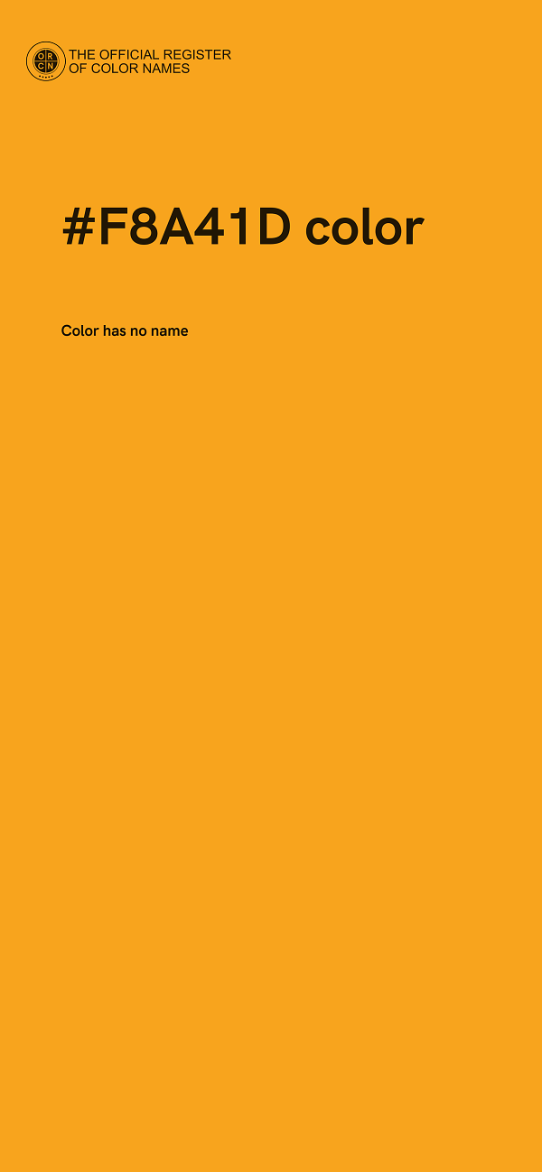 #F8A41D color image