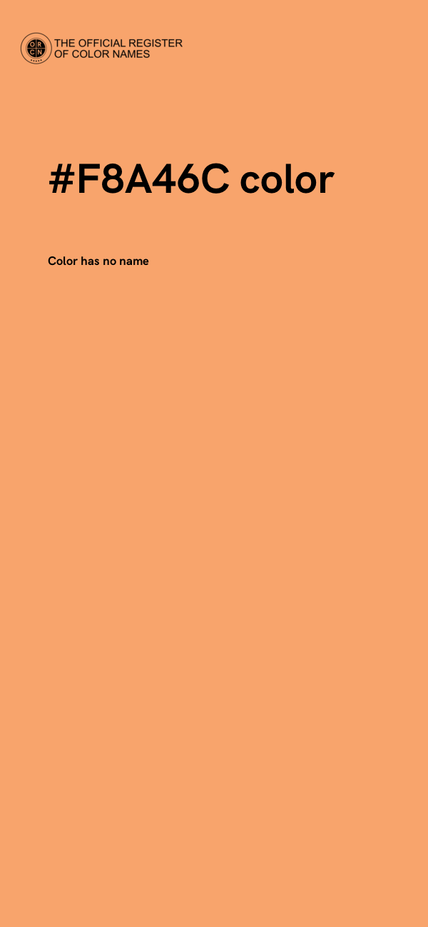 #F8A46C color image