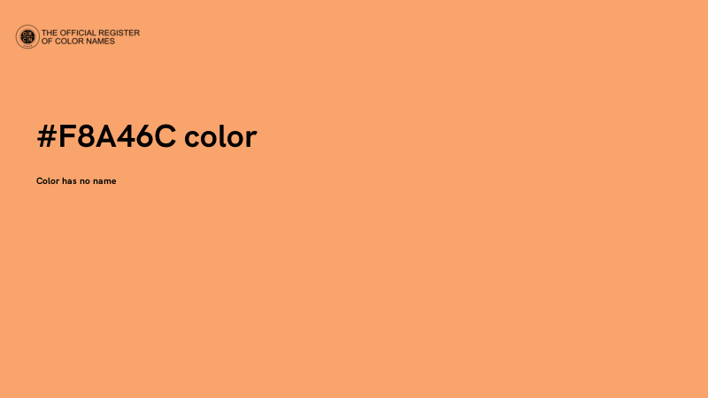 #F8A46C color image