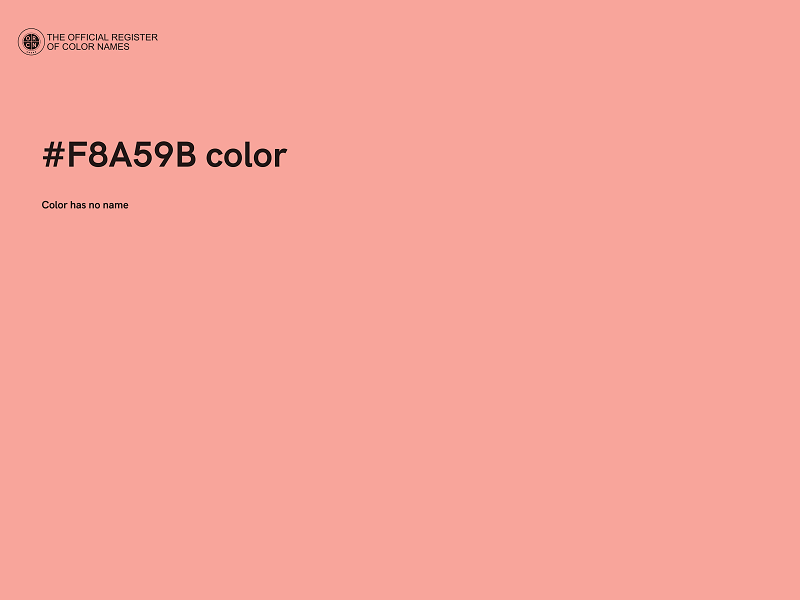 #F8A59B color image