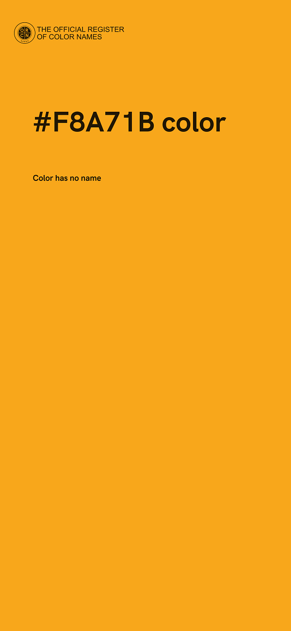 #F8A71B color image
