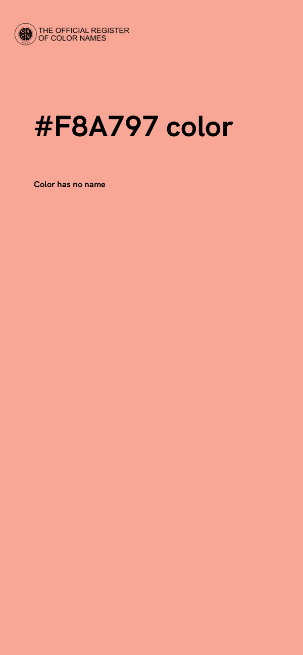 #F8A797 color image